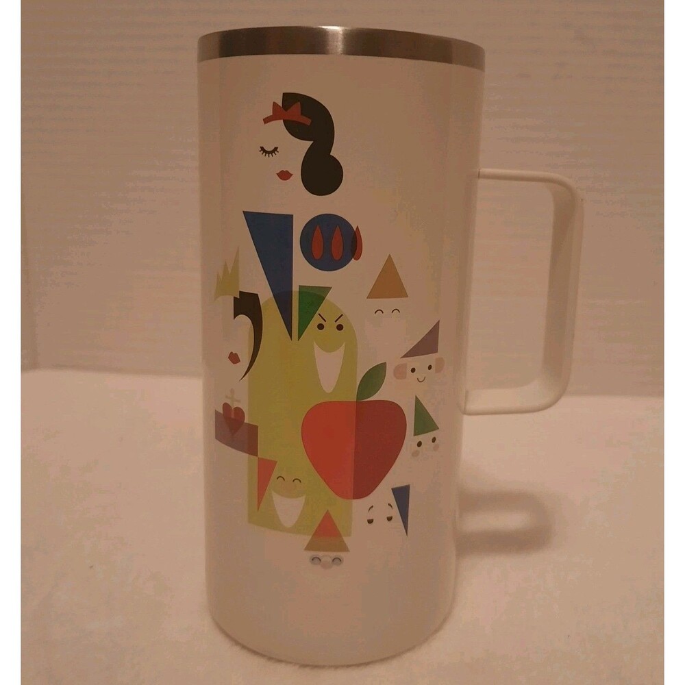 Snow White 85th Anniversary Stainless Steel Travel Tumbler Mug Disney Store
